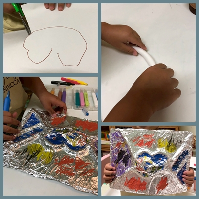 永真有個小巧思，他揉了兩隻蝸牛放在愛心裡面，所以愛心特別突出呢！︁