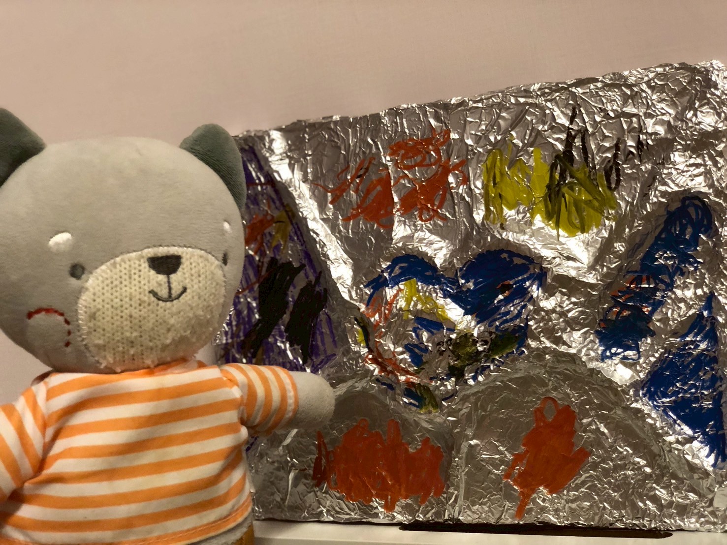 貓咪也跟永真說：「謝謝你送我的卡片。我也很謝謝每天有你的陪伴喔！︁」